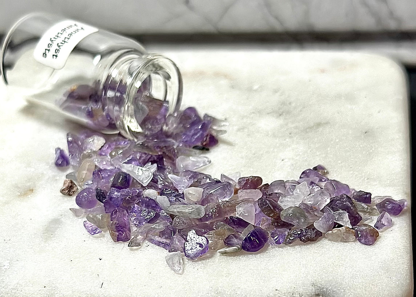 Amethyst Necklace/ Potion Bottle