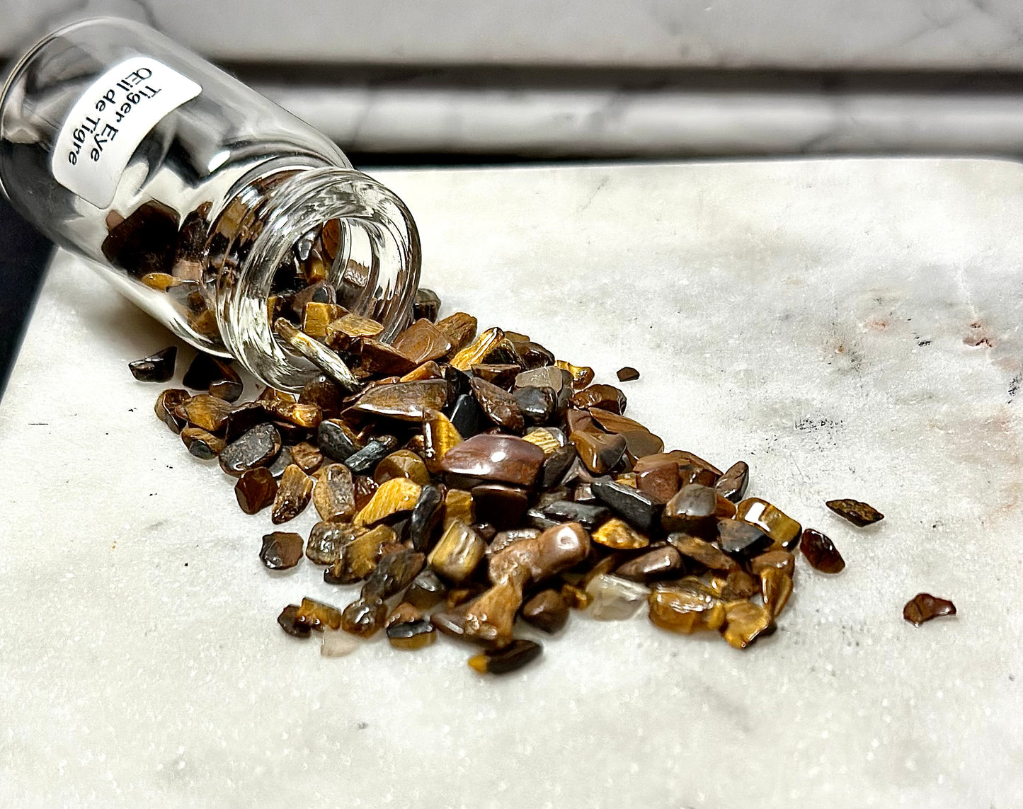 Tiger's Eye Necklace/ Potion Bottle