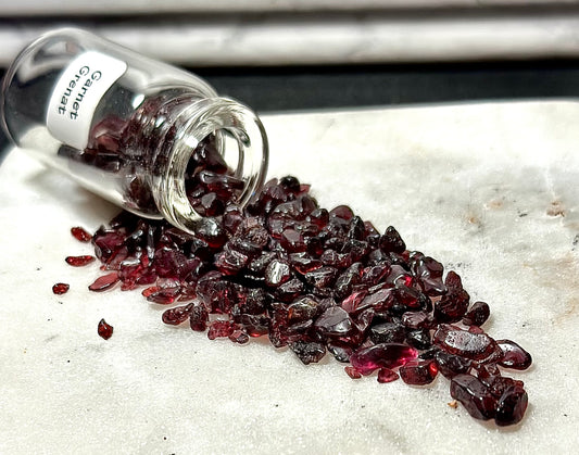 Garnet Necklace/ Potion Bottle