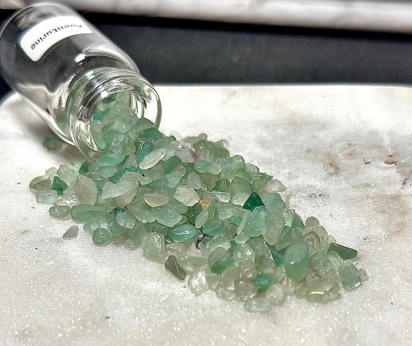 Aventurine Necklace/ Potion Bottle