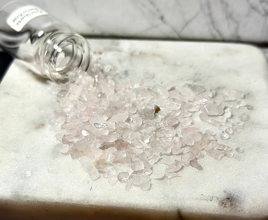 Rose Cuartz Necklace / Potion Bottle