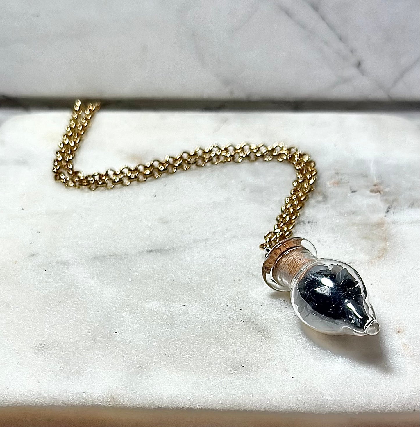 Onix Necklace/ Potion Bottle