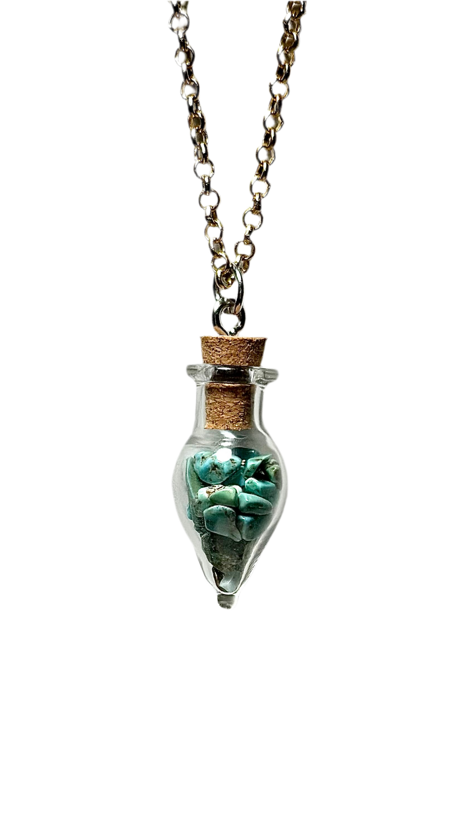 Magnesita Necklace/ Potion Bottle