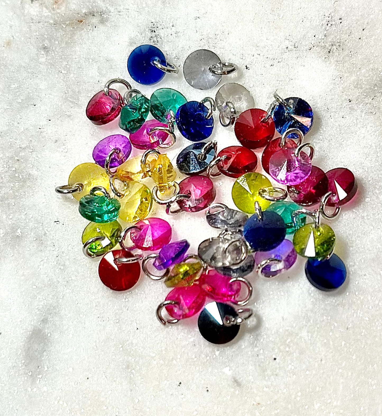 18K Gold-Plated caps / Crystal Bracelet / Precious Stone Rose